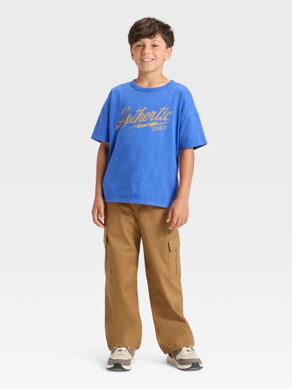 Tan Boys Cat & Jack Baggy Cargo Pants - 16 NWT
